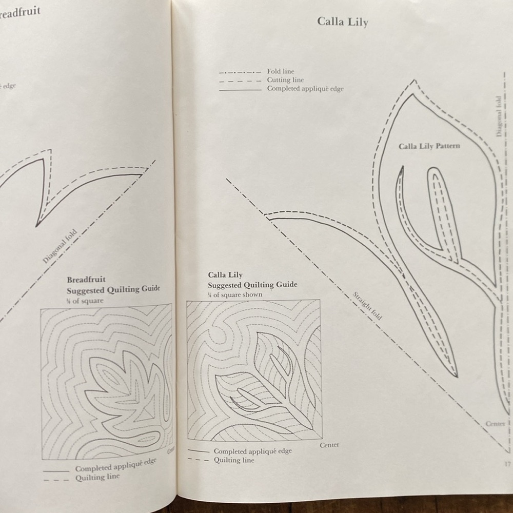 Hawaiian Quilting Pattern Book by Elizabeth Root - 1998 - Picture 5 of 9